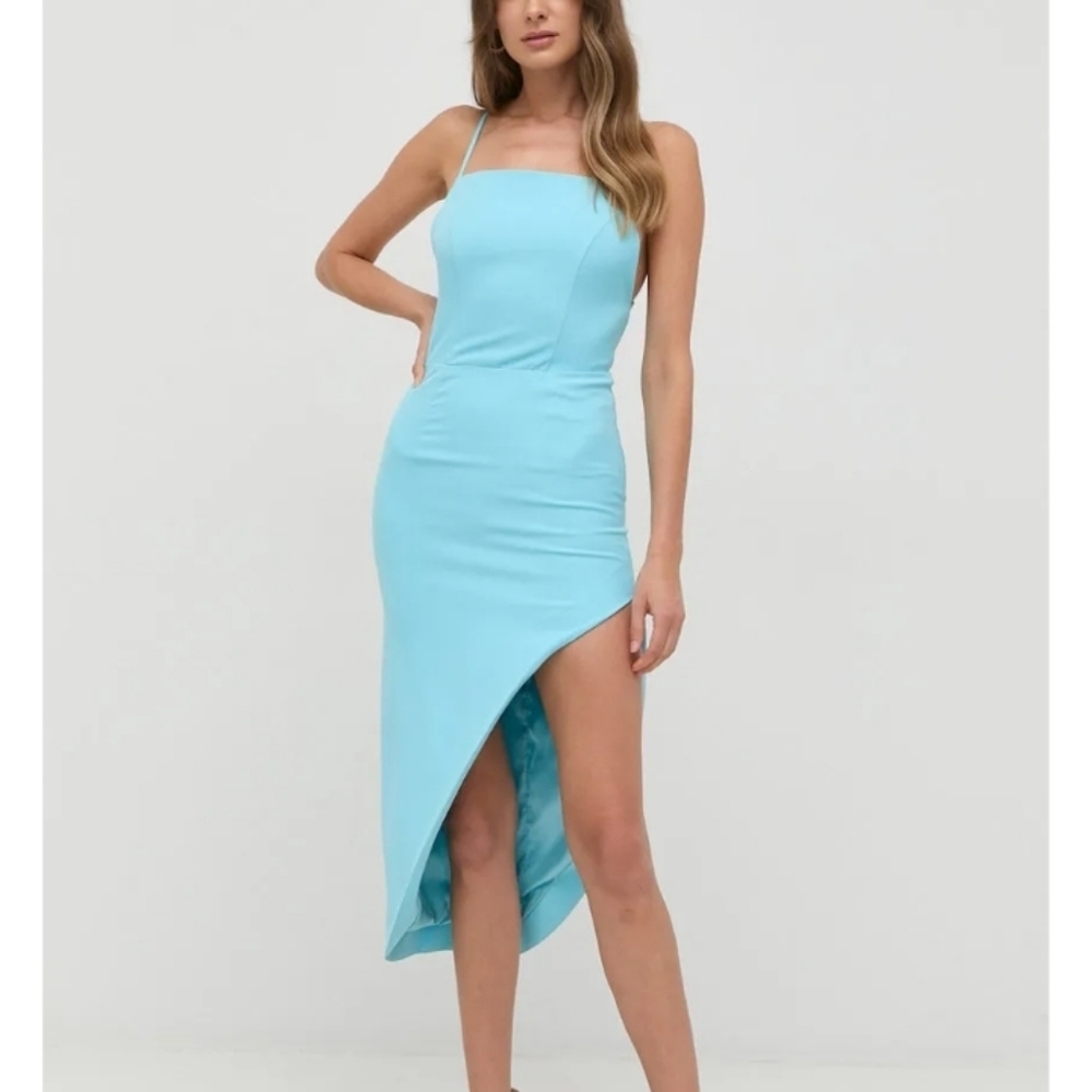 BARDOT Anya Midi Dress AQUA Sz-XL /10